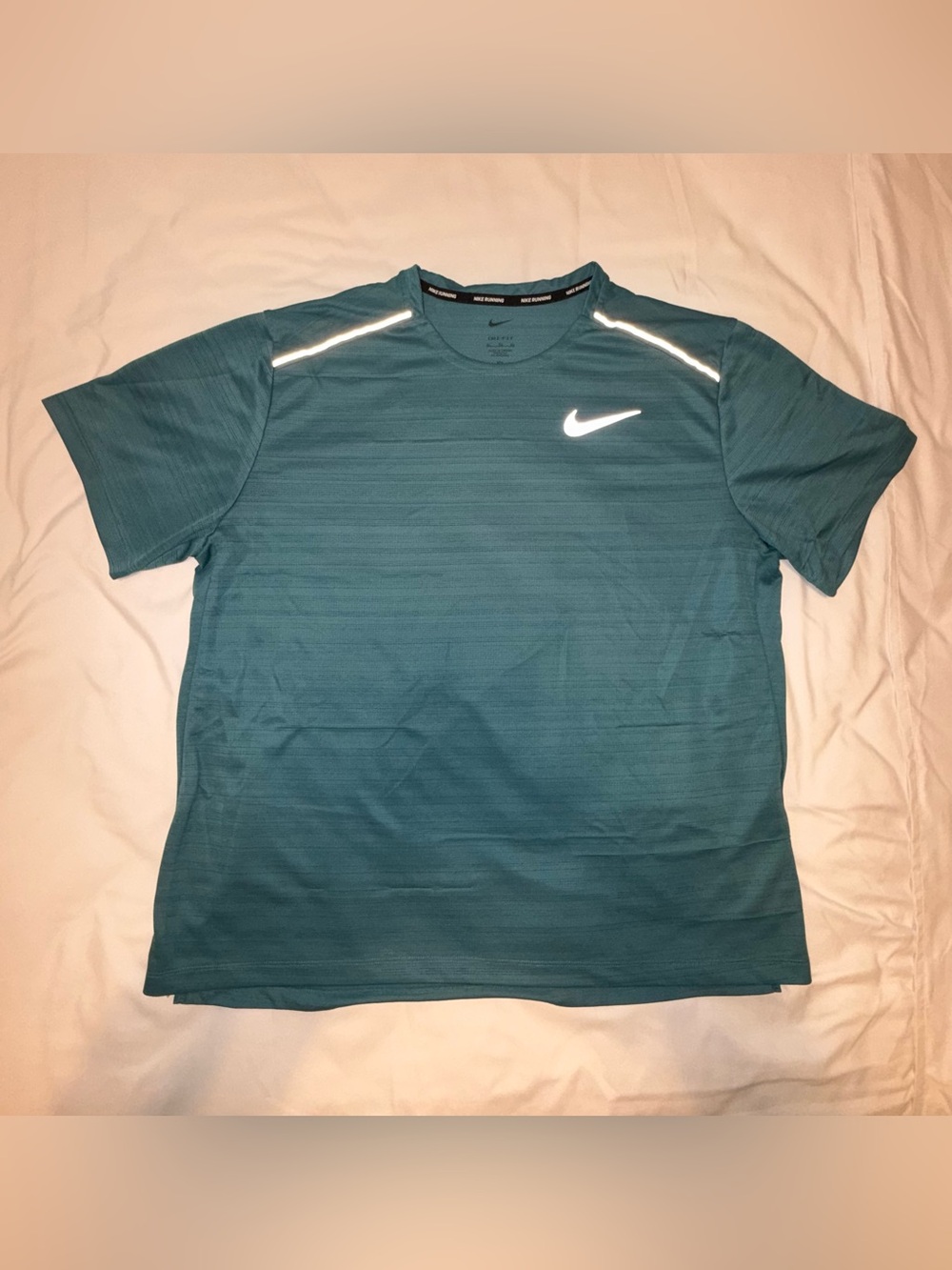 Nike Men’s Teal Short Sleeve Dri-FIT Crew Shirt